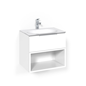 Macro Design Vaskeskab Crown Open Box med Håndvask i Glas