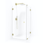 Macro Design Grace swing 100x100 frosted glas med guld beslag