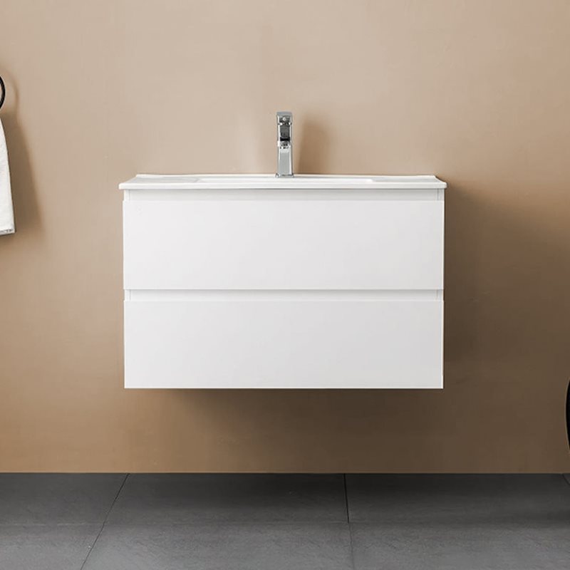 Vaskeskab Bathlife Eufori Hvid med Vask