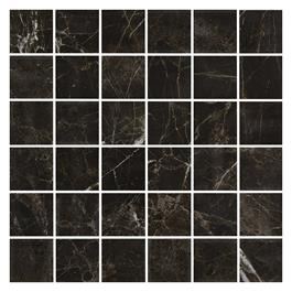 Klinkermosaik Bricmate M0505 Noir St. Laurent Honed 5x5 cm (30x30 cm)