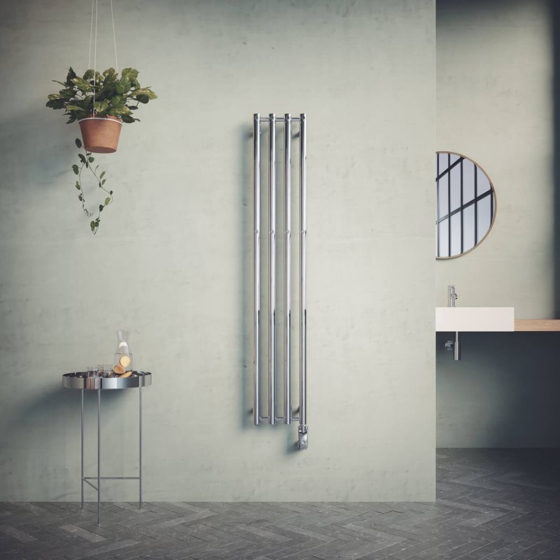 Håndklædetørre Nordhem Rosendal Krom EL 260x1620 mm