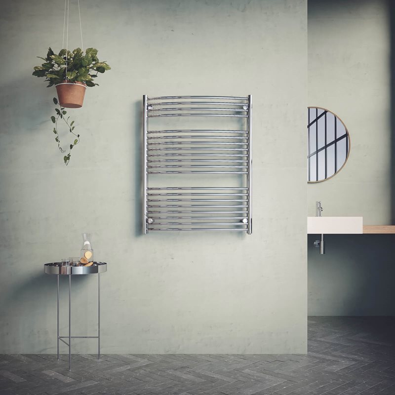 Håndklædetørre Nordhem Borgholm Krom VAND & EL 750x940 mm