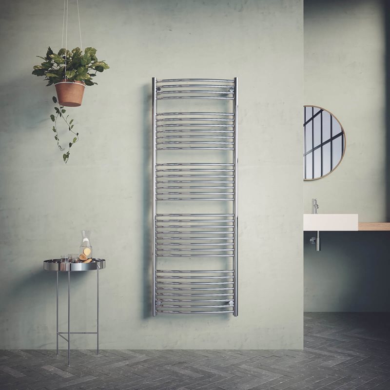 Håndklædetørre Nordhem Borgholm Krom VAND & EL 600x1640 mm