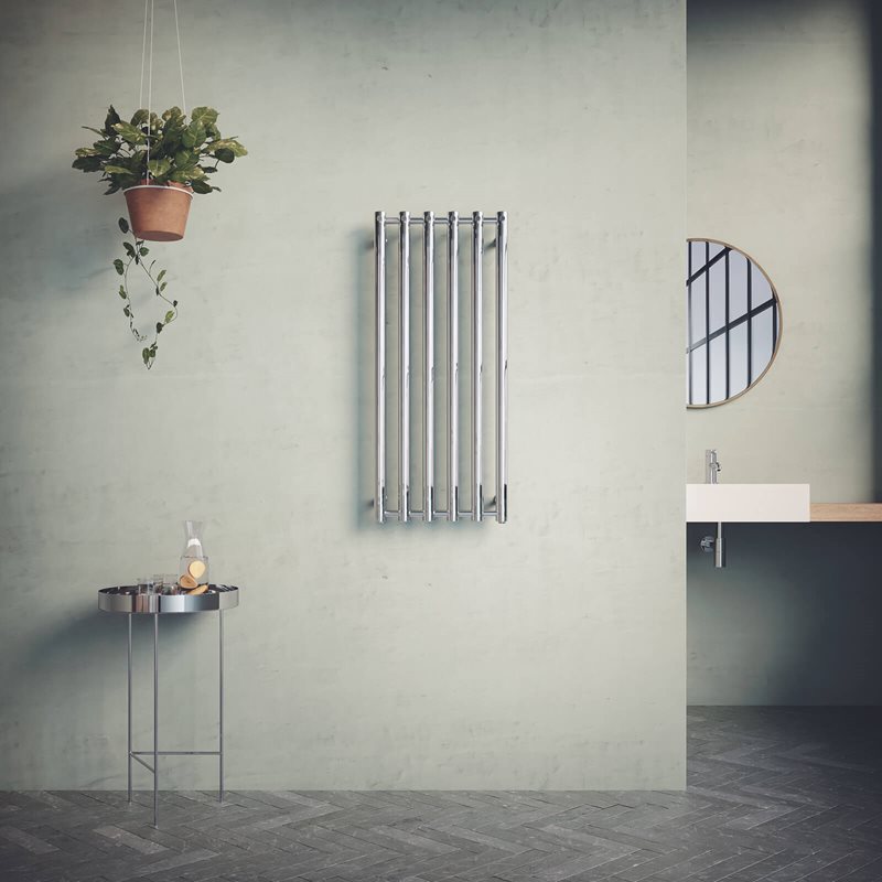 Håndklædetørre Nordhem Rosendal Krom Vand & EL 420x1500 mm