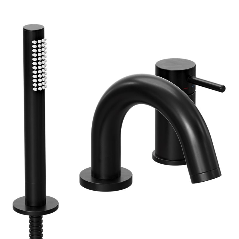 Badekarsarnatur 3-hul Nordhem Saltfors Kantmontering