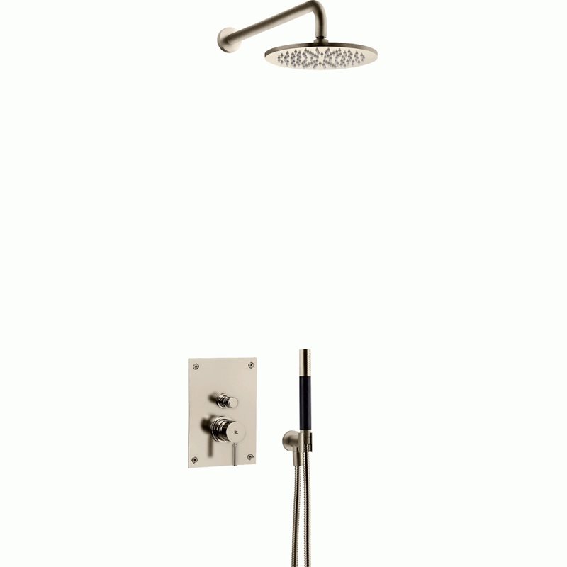 Tapwell Loftbrusesæt BOX7200 ED2 indbygning Brushed Nickel