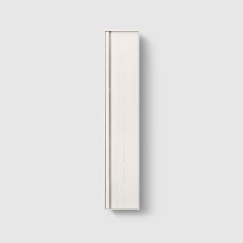 Højskab Haven H2/TC32 Slim White Wood Højre