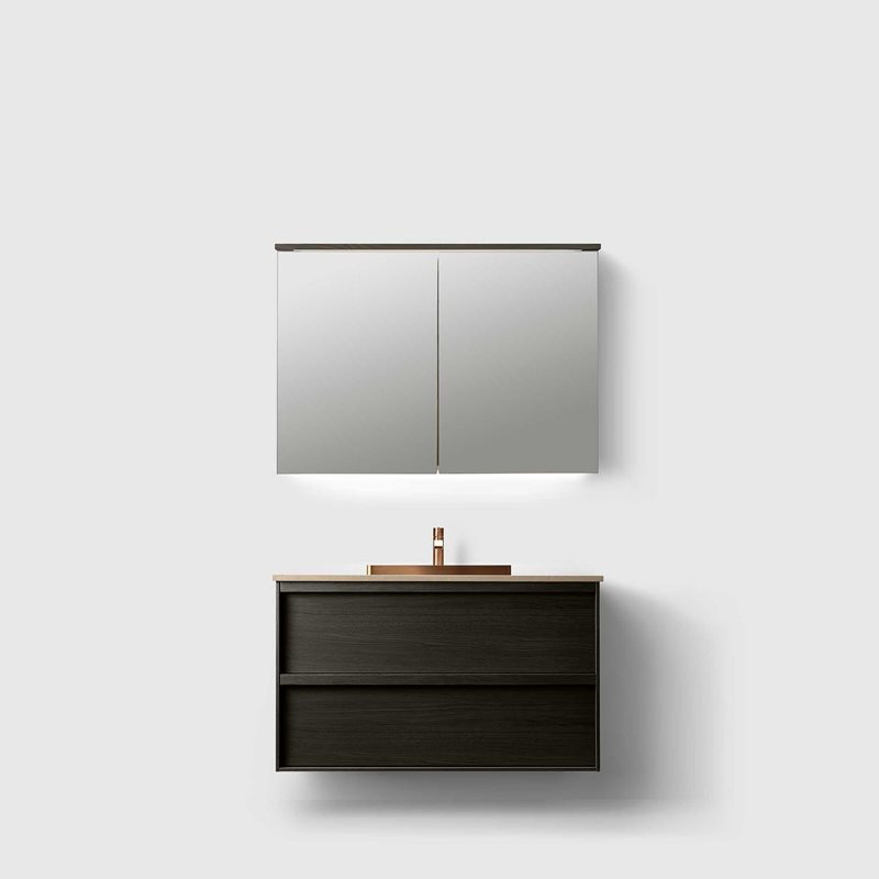 Vaskeskab Haven H2/100 inkl. stenplade og vask