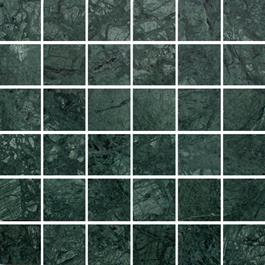 Marmor Arredo Verde Guatemala Honed Mosaic 4,9x4,9 (30,5x30,5)