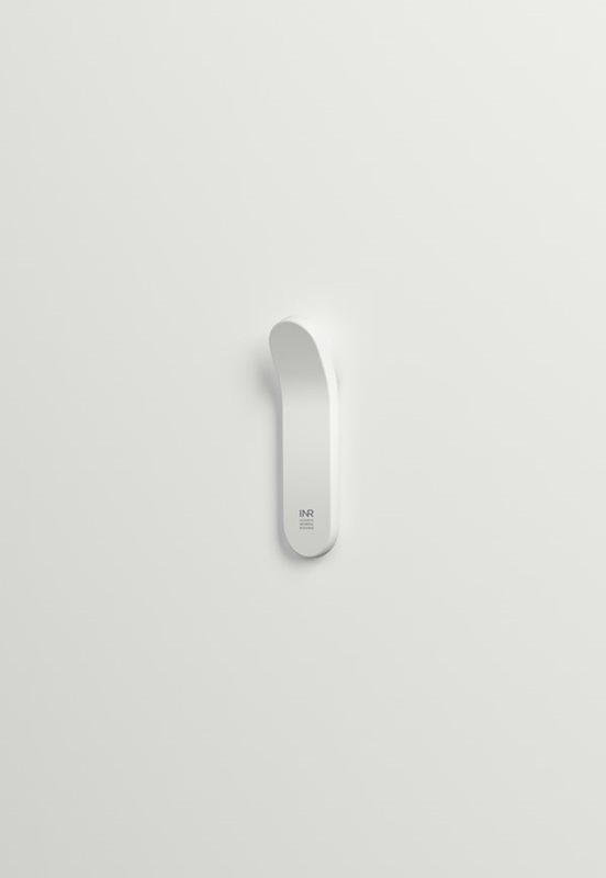 INR BOW Håndklædekrog - Mat hvid