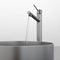 Håndvaskarmatur Scandtap Steel Vector High Original/Stål