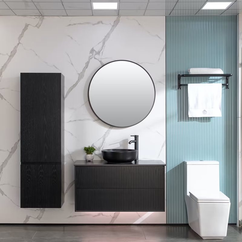 Vaskeskab Bathlife Förtjust Sort