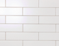 Vægflise Arredo Line Hvid/ret Blank 7,3x60 cm