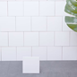 Vægflise Arredo Polar Hvid Mat 20x20 cm