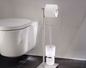 Toiletpapirholder/Toiletbørste Smedbo Outline FK603 Poleret Rustfrit Stål
