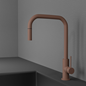 Køkkenarmatur Scandtap Steel Accent Square Rust med Udtrækstud