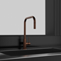 Køkkenarmatur Scandtap Steel Accent Square Amber Med Udtrækstud