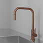 Køkkenarmatur Scandtap Steel Accent Square Amber Med Udtrækstud