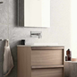 Håndvaskarmatur Tapwell BOX006 til indbygning Brushed Nikkel