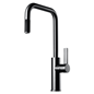 Køkkenarmatur Tapwell ARM985 med udtræk Black Chrome