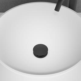 Bundventil Scandtap Steel Pop-up Universal Duo Coal