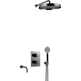 Loftbrusersæt Tapwell ARM7368 ED2 Indbygning Black Chrome