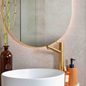 Håndvaskarmatur Scandtap Steel Vector High Sand