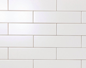 Vægfliser Arredo Line Hvid/ret Mat 7,3x60 cm