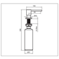 Sæbedispenser Scandtap Steel Clean Dispenser Sand