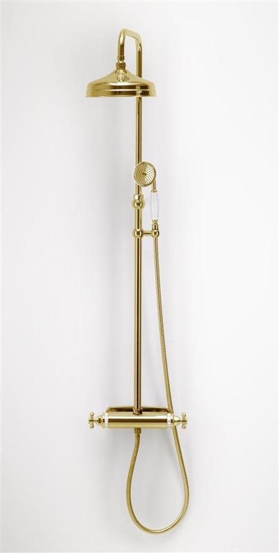 Loftbrusesæt Duschbyggarna Oxford Guld m Ladymix 150CC