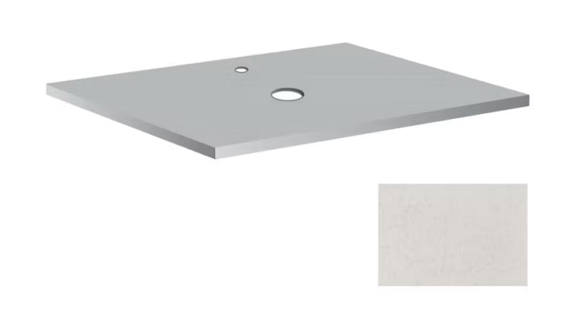 Hafa Edge bordplade 610X462X12 600 C hul Lagoon Suede