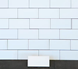 Vægfliser Arredo Color Hvid Mat 7,5x15 cm