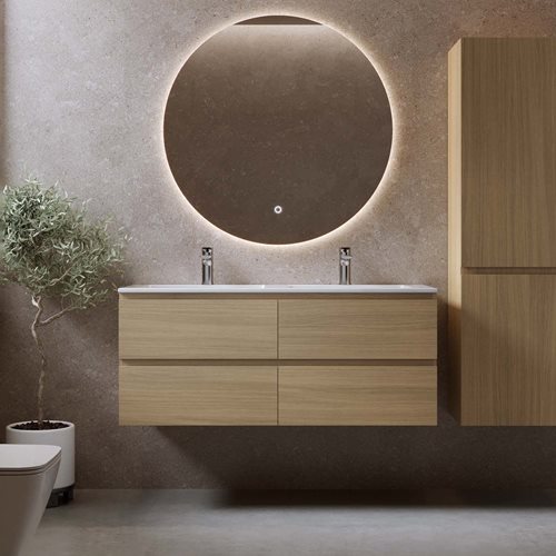 Vaskeskab Bathlife Eufori Lys Eg