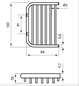 Sæbehylde Tapwell TA126 Messing