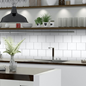Vægflise Arredo Polar Hvid Blank 20x20 cm