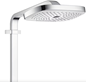 Brusesæt Hansgrohe Raindance Select E 300 3-jet Showerpipe Hvid/Krom