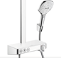 Brusesæt Hansgrohe Raindance Select E 300 3-jet Showerpipe Hvid/Krom
