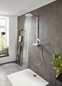 Brusesæt Hansgrohe Raindance Select E 300 3-jet Showerpipe Hvid/Krom