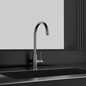 Køkkenarmatur Scandtap Steel Equip Original/Stål med Opvaskemaskineafbryder.