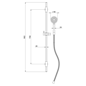 Brusesæt Tapwell ARM100 Black Chrome