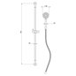 Brusesæt Tapwell ARM200 Brushed Black Chrome
