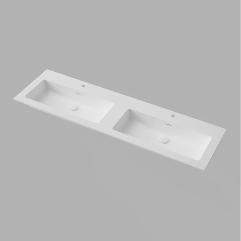 Håndvask INR Smooth Solid Surface Dobbelt