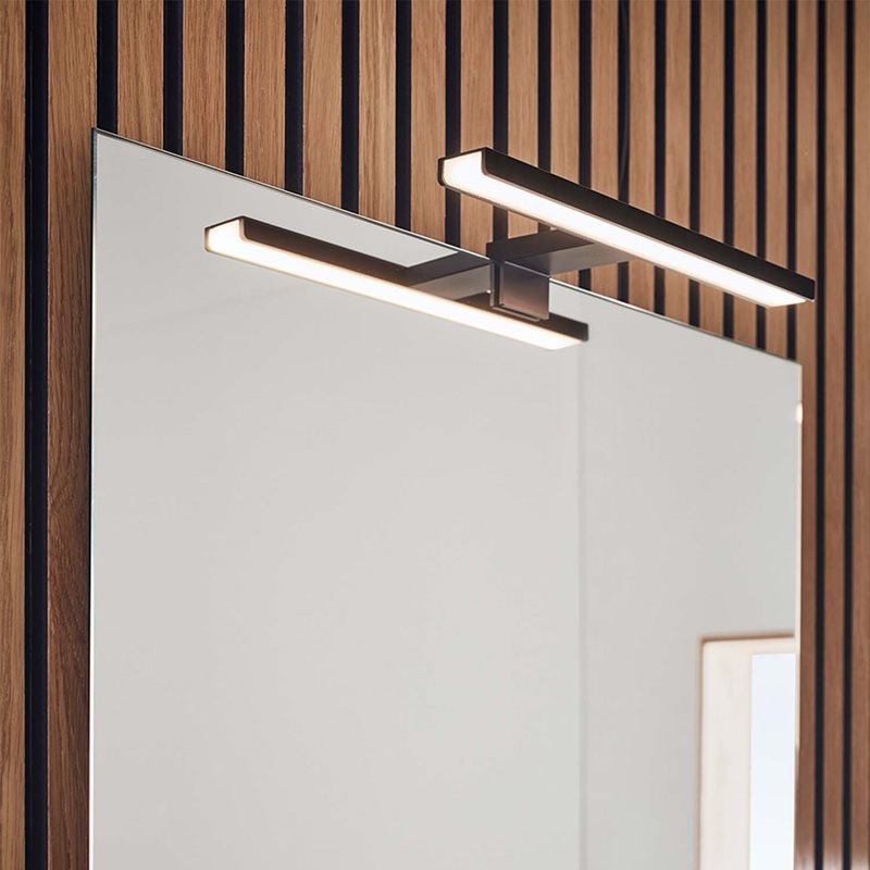 Spejlbelysning Hafa Led GO 300 mm Sort