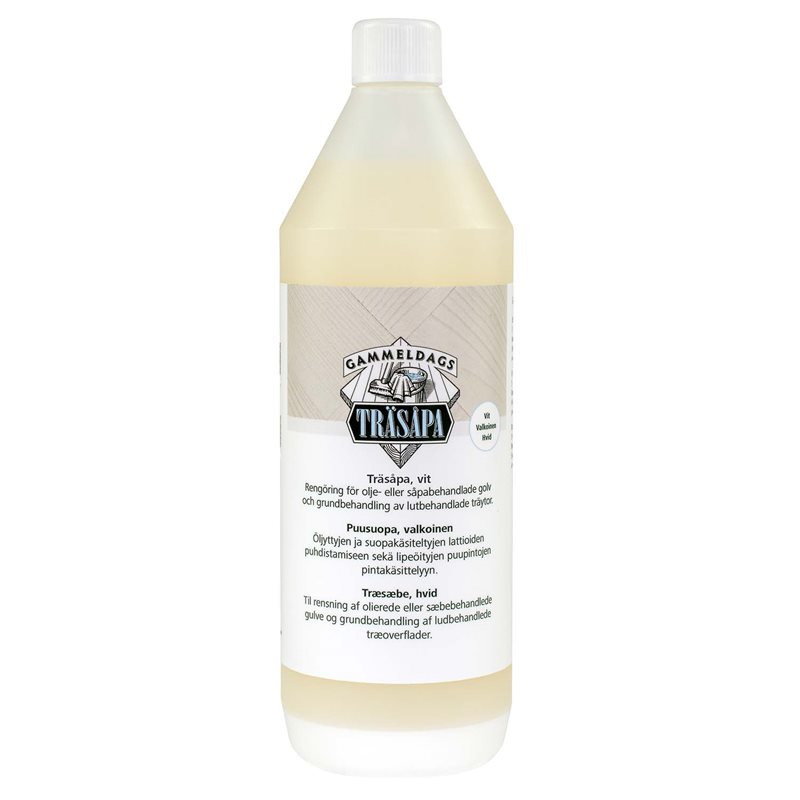 Træsæbe Gammeldags Hvid 1 liter