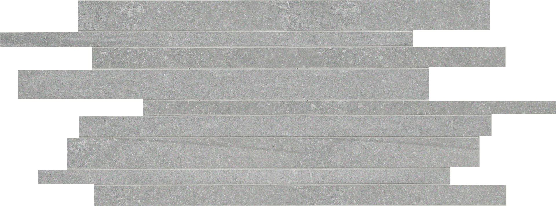 Klinkermosaik Ceramiche Keope Back Silver Stripes leveres på ark 30x60cm