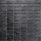 Klinkermosaik Arredo ARDESIA Black 2,3x4,7 cm (ark 30x30)