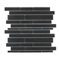 Klinkermosaik Arredo ARDESIA Black 1,5x30 cm (ark 30x30)