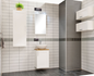 Vægflise Arredo Color Gris Marengo Mat 10x30 cm