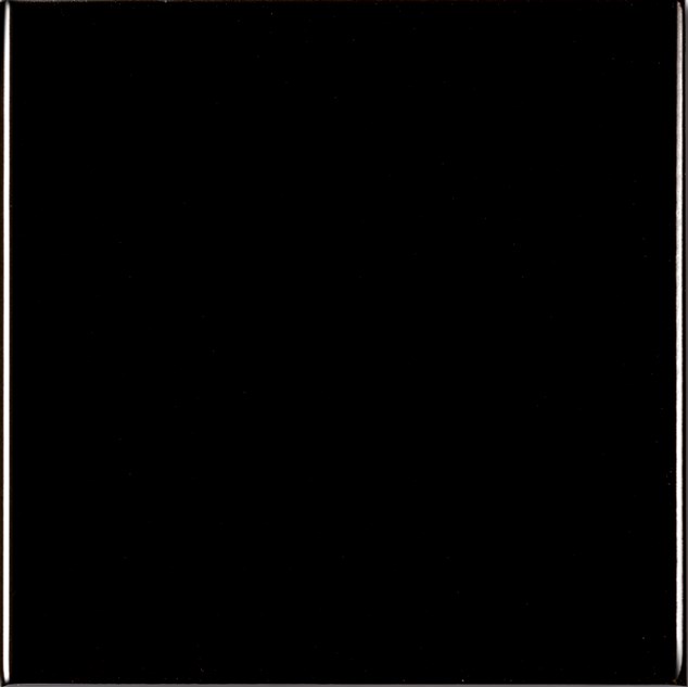 Vægflise Arredo Color Negro Blank 10x10 cm