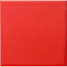 Arredo Vægflise Color Rojo Liso Brillo 150X150 mm